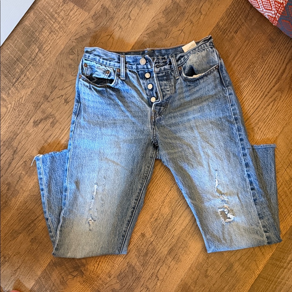 Levi's Blue button down Denim Jeans